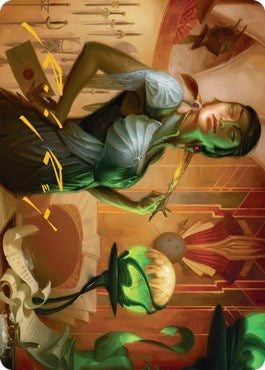Image for Mari, the Killing Quill Art Card (Gold-Stamped Signature) (57) [Streets of New Capenna] - Magic: The Gathering