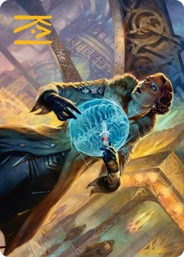 Image for Writ of Return Art Card (Gold-Stamped Signature) (59) [Streets of New Capenna] - Magic: The Gathering