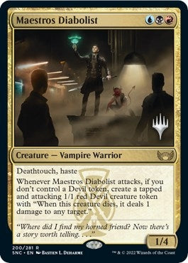 Image for Maestros Diabolist (200) [Streets of New Capenna] - Magic: The Gathering