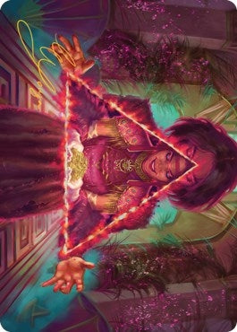 Image for Seize the Spotlight Art Card (Gold-Stamped Signature) (60) [Streets of New Capenna] - Magic: The Gathering