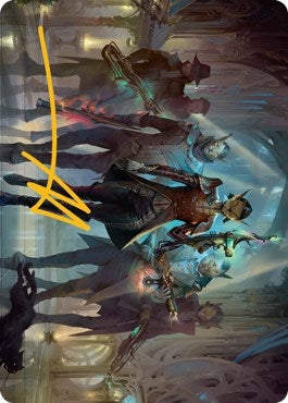 Image for Family's Favor Art Card (Gold-Stamped Signature) (61) [Streets of New Capenna] - Magic: The Gathering