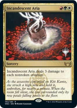 Image for Incandescent Aria (192) [Streets of New Capenna] - Magic: The Gathering