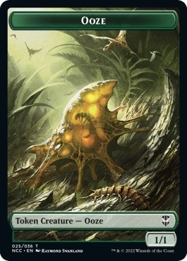 Image for Ooze (025) // Treasure (015) Double-Sided Token (25 // 15) [Streets of New Capenna] - Magic: The Gathering