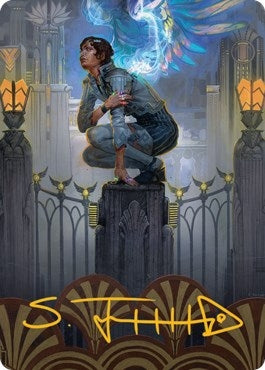 Image for Giada, Font of Hope Art Card (65/81) (Gold-Stamped Signature) (65) [Streets of New Capenna] - Magic: The Gathering
