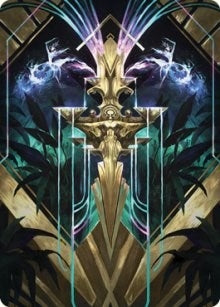 Image for Halo Fountain Art Card (66) [Streets of New Capenna] - Magic: The Gathering