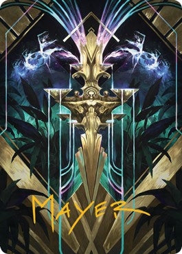 Image for Halo Fountain Art Card (Gold-Stamped Signature) (66) [Streets of New Capenna] - Magic: The Gathering