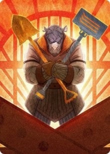 Image for Mr. Orfeo, the Boulder Art Card (70) [Streets of New Capenna] - Magic: The Gathering