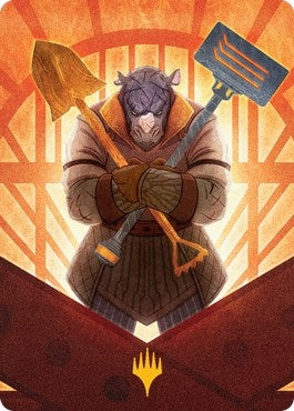 Image for Mr. Orfeo, the Boulder Art Card (Gold-Stamped) (70) [Streets of New Capenna] - Magic: The Gathering