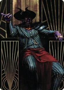 Image for Ob Nixilis, the Adversary Art Card (71/81) (71) [Streets of New Capenna] - Magic: The Gathering