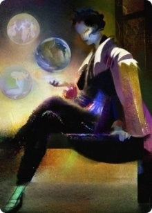 Image for Obscura Interceptor Art Card (74) [Streets of New Capenna] - Magic: The Gathering