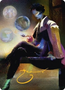Image for Obscura Interceptor Art Card (Gold-Stamped Signature) (74) [Streets of New Capenna] - Magic: The Gathering