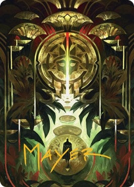 Image for Jetmir's Garden Art Card (76/81) (Gold-Stamped Signature) (76) [Streets of New Capenna] - Magic: The Gathering