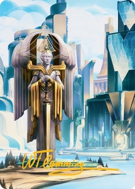 Image for Island Art Card (Gold-Stamped Signature) (78) [Streets of New Capenna] - Magic: The Gathering