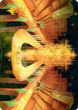 Image for Racers' Ring Art Card (Gold-Stamped) (80) [Streets of New Capenna] - Magic: The Gathering