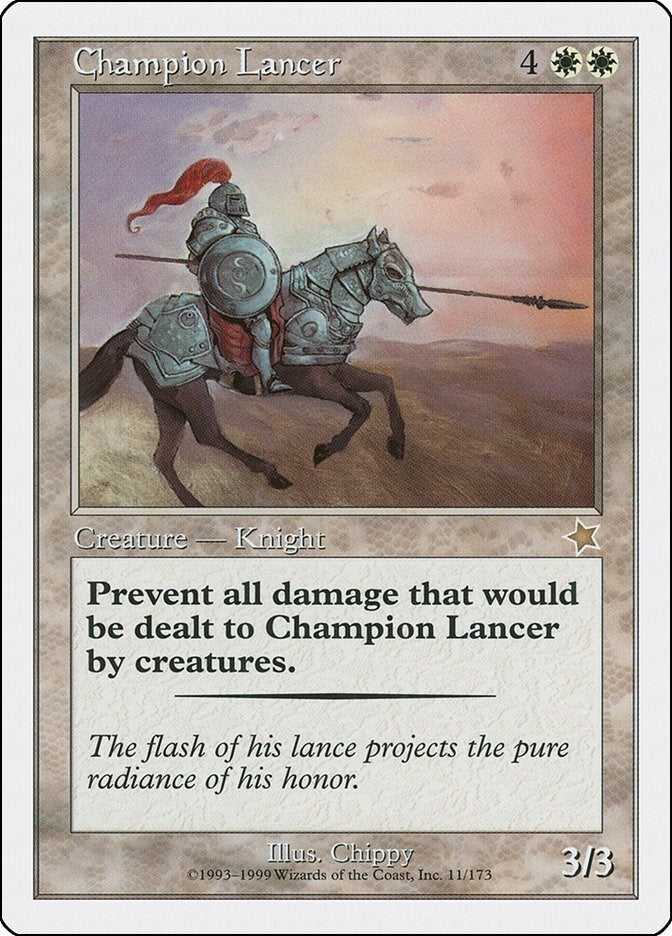 Image for Champion Lancer (11) [Starter 1999] - Magic: The Gathering