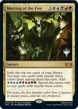 Image for Meeting of the Five (202) [Streets of New Capenna] - Magic: The Gathering