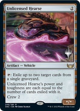 Image for Unlicensed Hearse (246) [Streets of New Capenna] - Magic: The Gathering