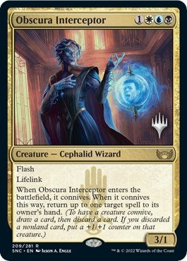 Image for Obscura Interceptor (209) [Streets of New Capenna] - Magic: The Gathering
