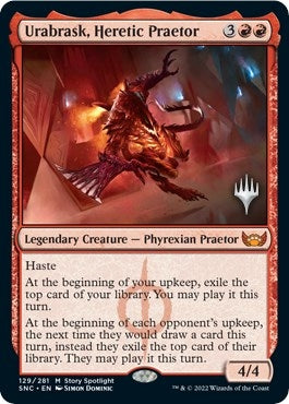 Image for Urabrask, Heretic Praetor (129) [Streets of New Capenna] - Magic: The Gathering