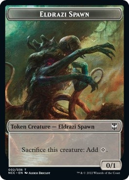 Image for Eldrazi Spawn // Human Double-Sided Token (2 // 7) [Streets of New Capenna] - Magic: The Gathering