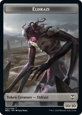Image for Eldrazi // Human Soldier Double-Sided Token (1 // 8) [Streets of New Capenna] - Magic: The Gathering