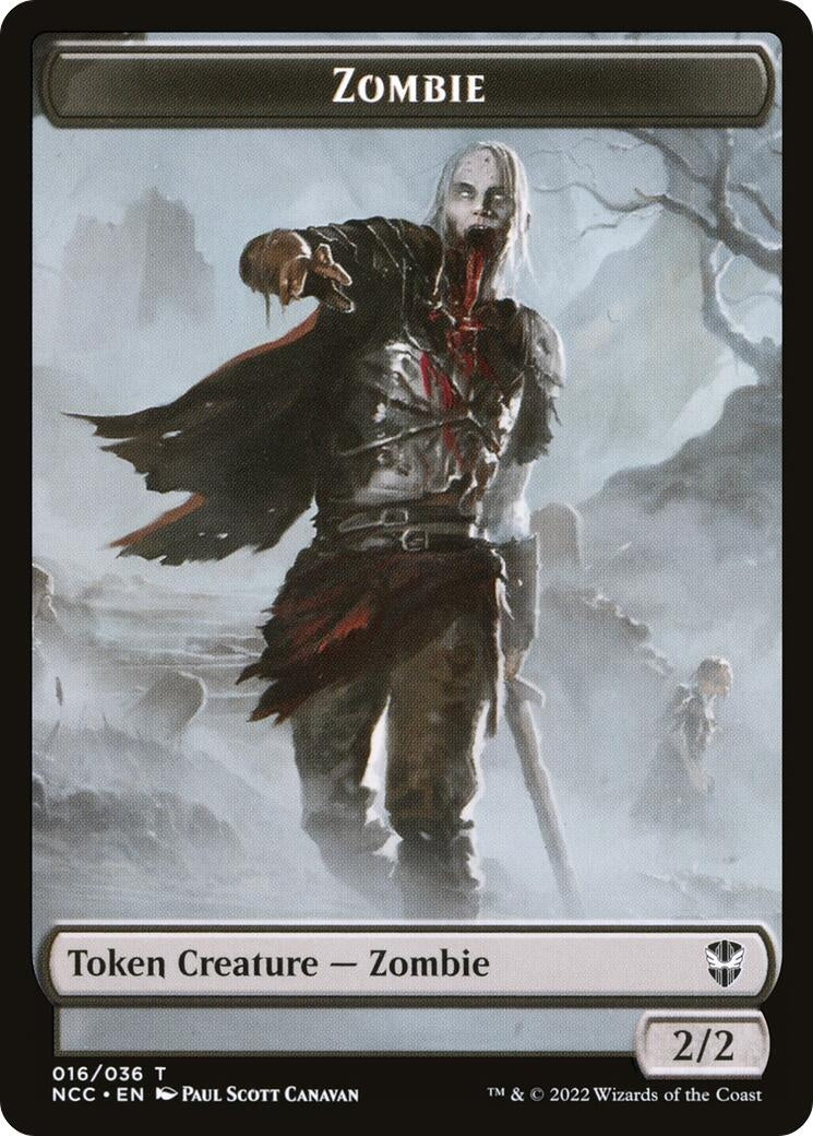 Image for Zombie // Drake Double-Sided Token (16 // 10) [Streets of New Capenna] - Magic: The Gathering