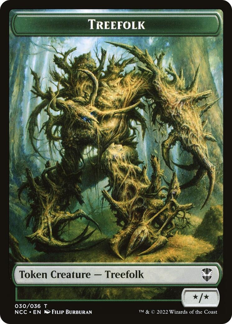 Image for Treefolk // Spider Double-Sided Token (30 // 29) [Streets of New Capenna] - Magic: The Gathering
