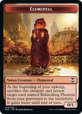 Image for Elemental (018) // Copy Double-Sided Token (18 // 1) [Streets of New Capenna] - Magic: The Gathering