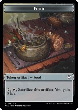 Image for Food // Citizen Double-Sided Token (35 // 12) [Streets of New Capenna] - Magic: The Gathering