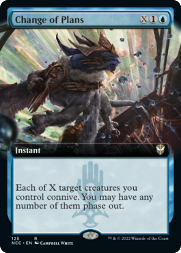 Image for Change of Plans (Extended Art) (125) [Streets of New Capenna] - Magic: The Gathering