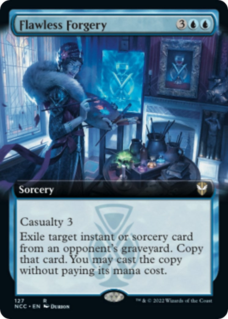 Image for Flawless Forgery (Extended Art) (127) [Streets of New Capenna] - Magic: The Gathering