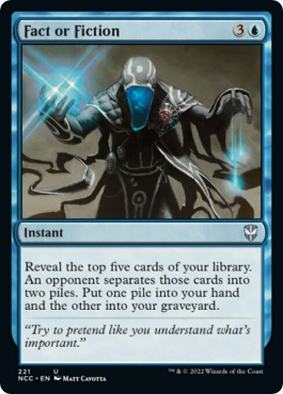 Image for Fact or Fiction (221) [Streets of New Capenna] - Magic: The Gathering
