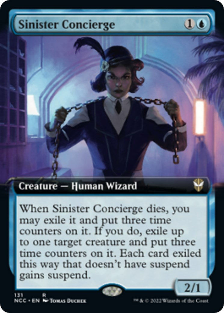 Image for Sinister Concierge (Extended Art) (131) [Streets of New Capenna] - Magic: The Gathering