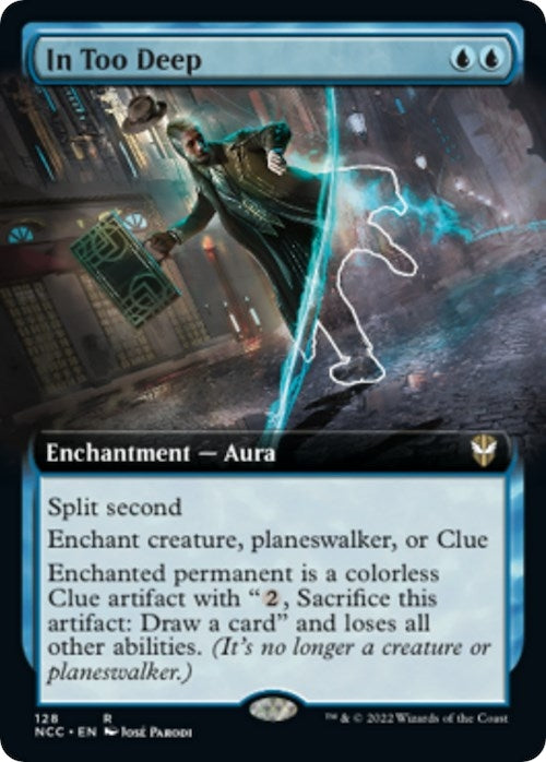 Image for In Too Deep (Extended Art) (128) [Streets of New Capenna] - Magic: The Gathering