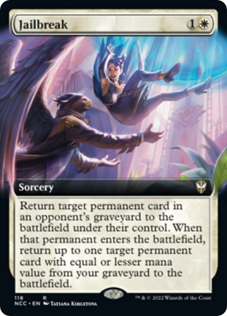 Image for Jailbreak (Extended Art) (118) [Streets of New Capenna] - Magic: The Gathering