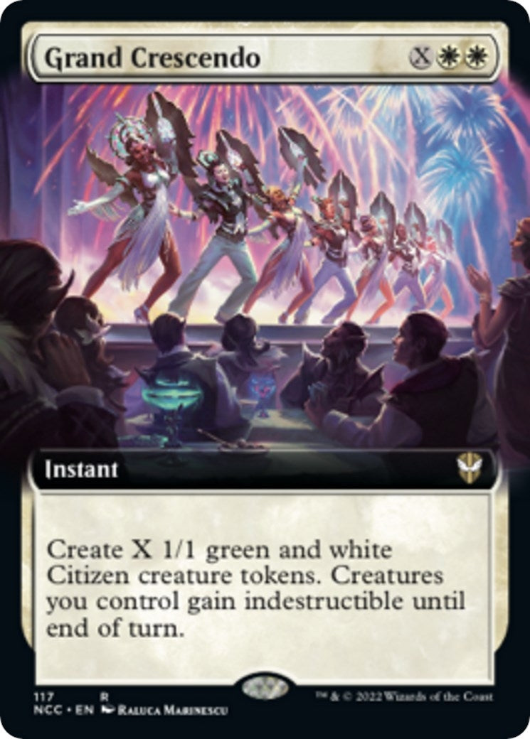Image for Grand Crescendo (Extended Art) (117) [Streets of New Capenna] - Magic: The Gathering