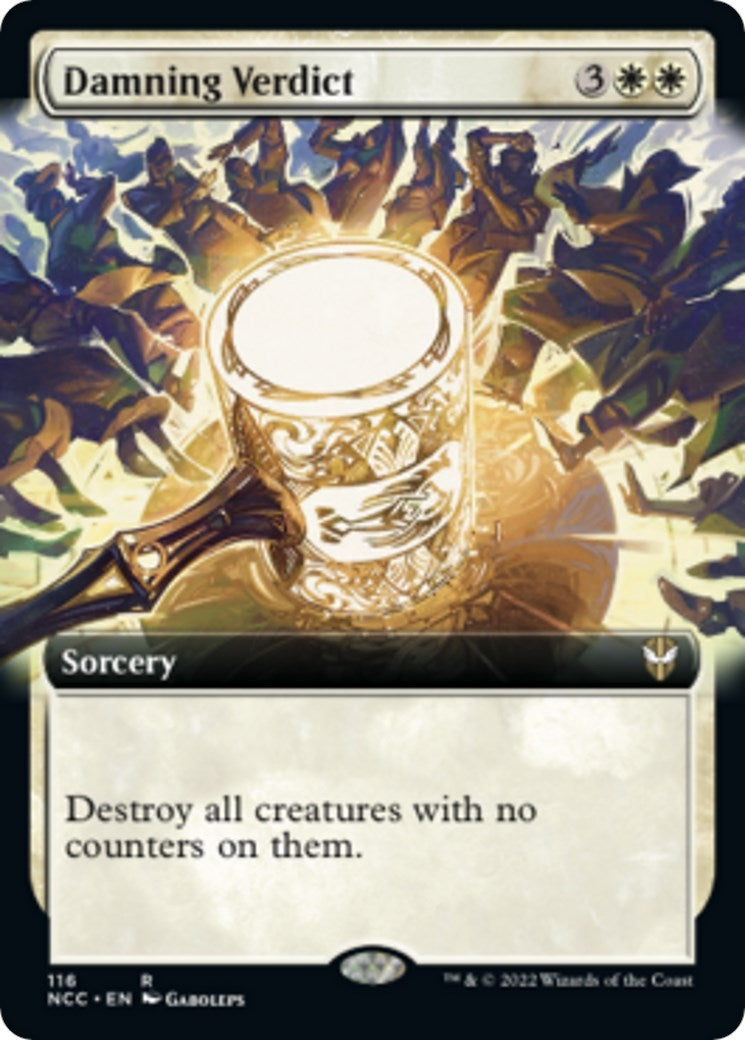 Image for Damning Verdict (Extended Art) (116) [Streets of New Capenna] - Magic: The Gathering