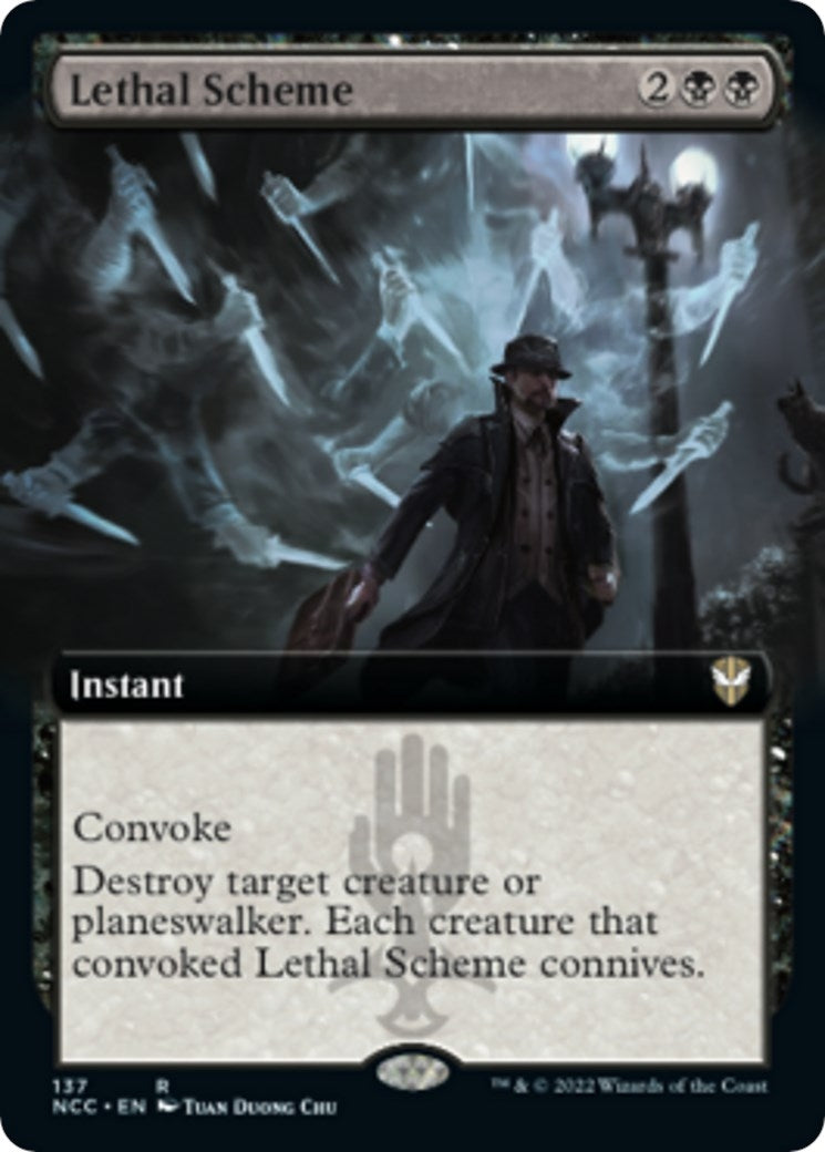 Image for Lethal Scheme (Extended Art) (137) [Streets of New Capenna] - Magic: The Gathering