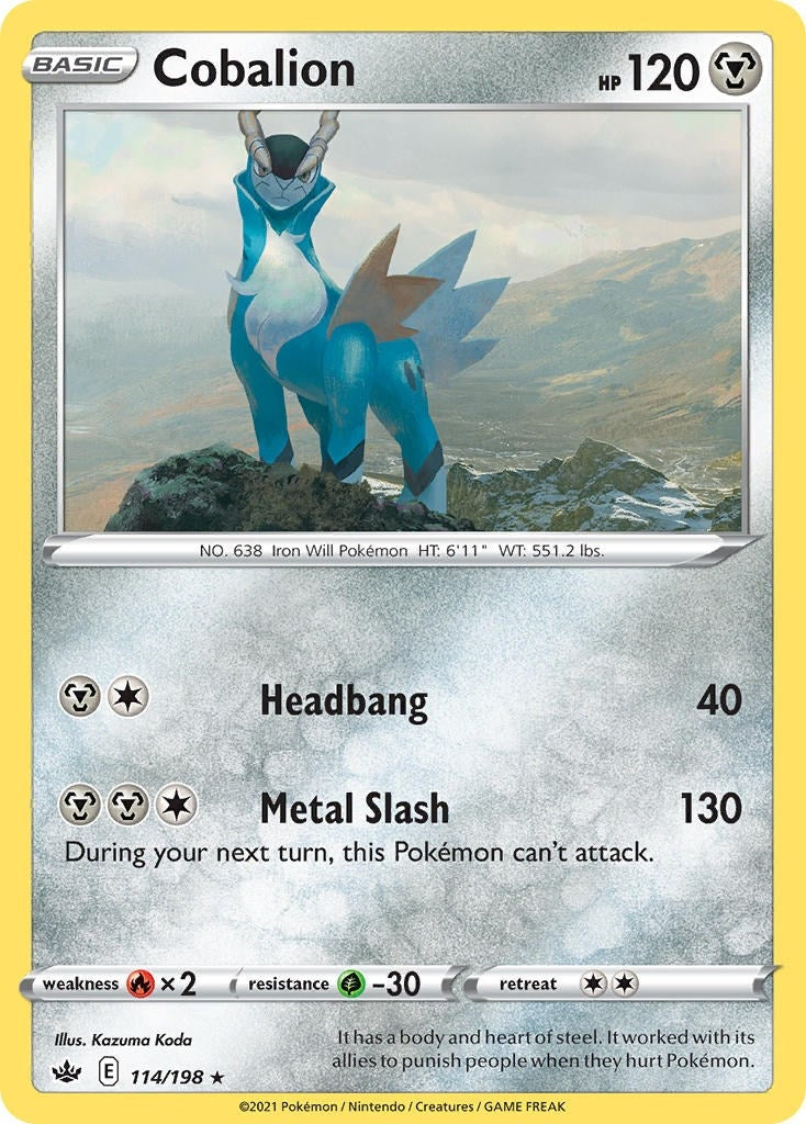 Image for Cobalion (114/198) [Deck Exclusives] - Pokemon