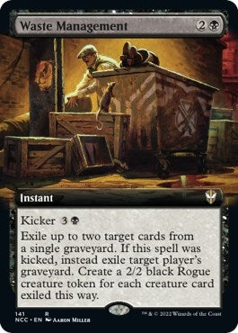 Image for Waste Management (Extended Art) (141) [Streets of New Capenna] - Magic: The Gathering