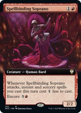 Image for Spellbinding Soprano (Extended Art) (153) [Streets of New Capenna] - Magic: The Gathering