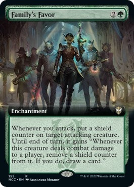 Image for Family's Favor (Extended Art) (159) [Streets of New Capenna] - Magic: The Gathering