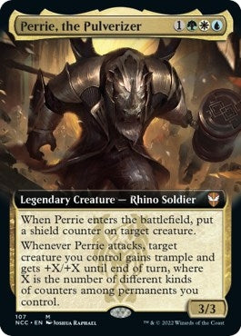 Image for Perrie, the Pulverizer (Extended Art) (107) [Streets of New Capenna] - Magic: The Gathering