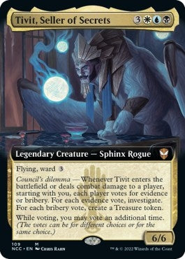 Image for Tivit, Seller of Secrets (Extended Art) (109) [Streets of New Capenna] - Magic: The Gathering