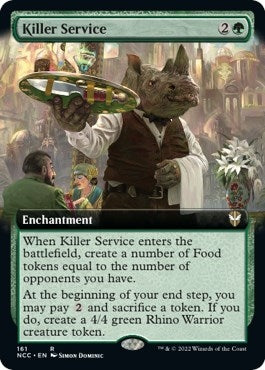 Image for Killer Service (Extended Art) (161) [Streets of New Capenna] - Magic: The Gathering