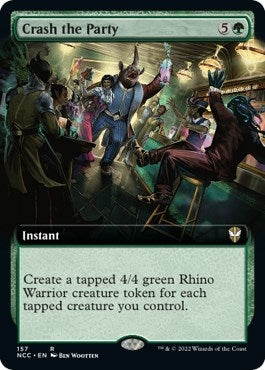 Image for Crash the Party (Extended Art) (157) [Streets of New Capenna] - Magic: The Gathering
