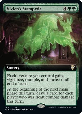 Image for Vivien's Stampede (Extended Art) (165) [Streets of New Capenna] - Magic: The Gathering