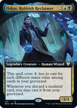 Image for Oskar, Rubbish Reclaimer (Extended Art) (177) [Streets of New Capenna] - Magic: The Gathering