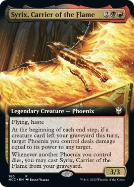 Image for Syrix, Carrier of the Flame (Extended Art) (180) [Streets of New Capenna] - Magic: The Gathering