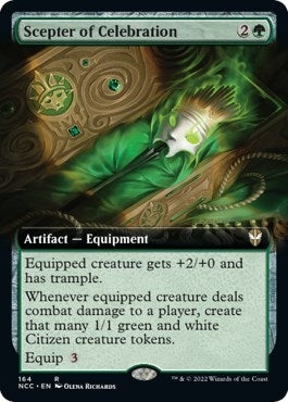 Image for Scepter of Celebration (Extended Art) (164) [Streets of New Capenna] - Magic: The Gathering